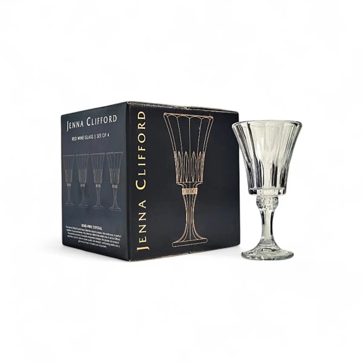 Jenna Clifford Prism Red Wine Set of 4