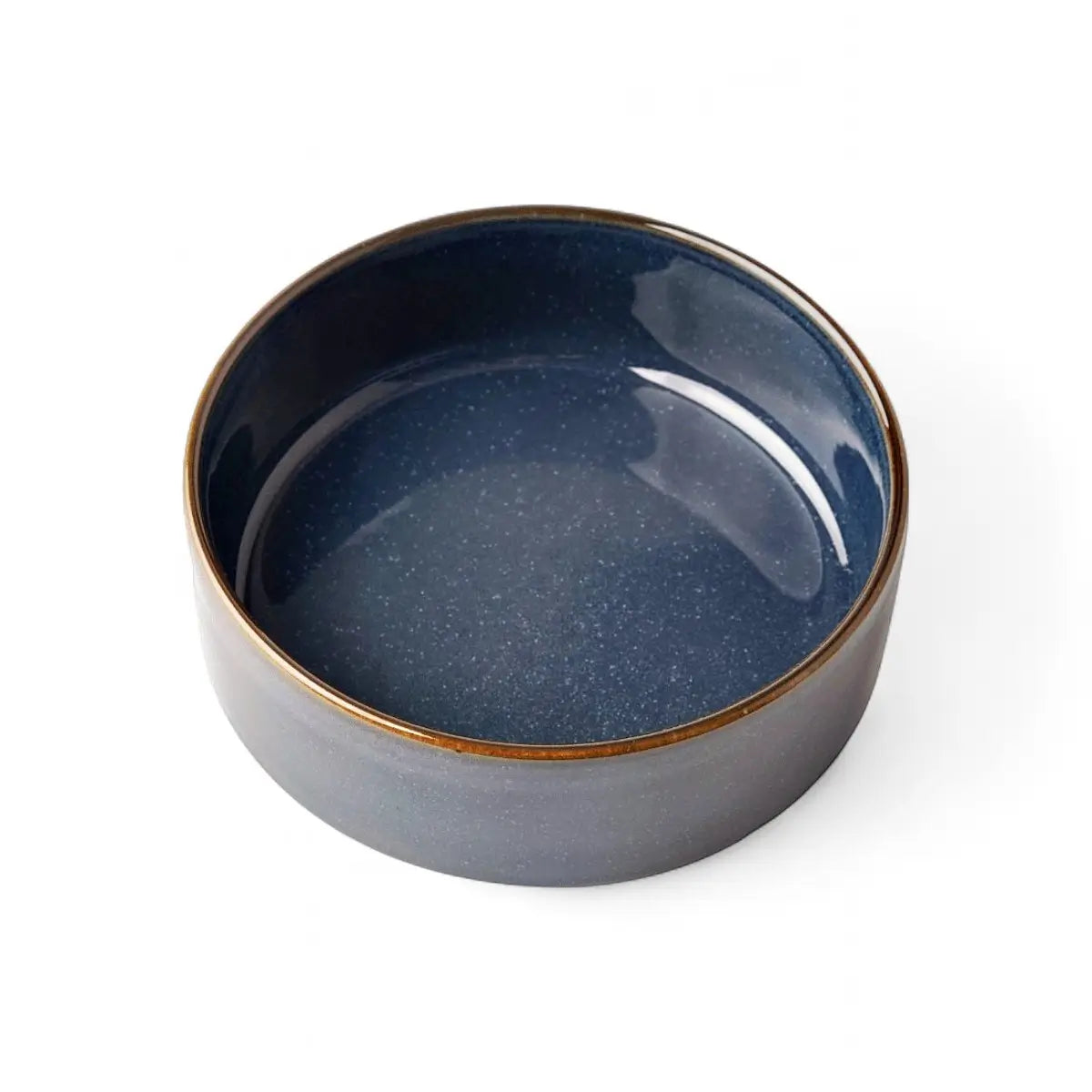 Omada Flat Stackable Cereal Bowl Blue