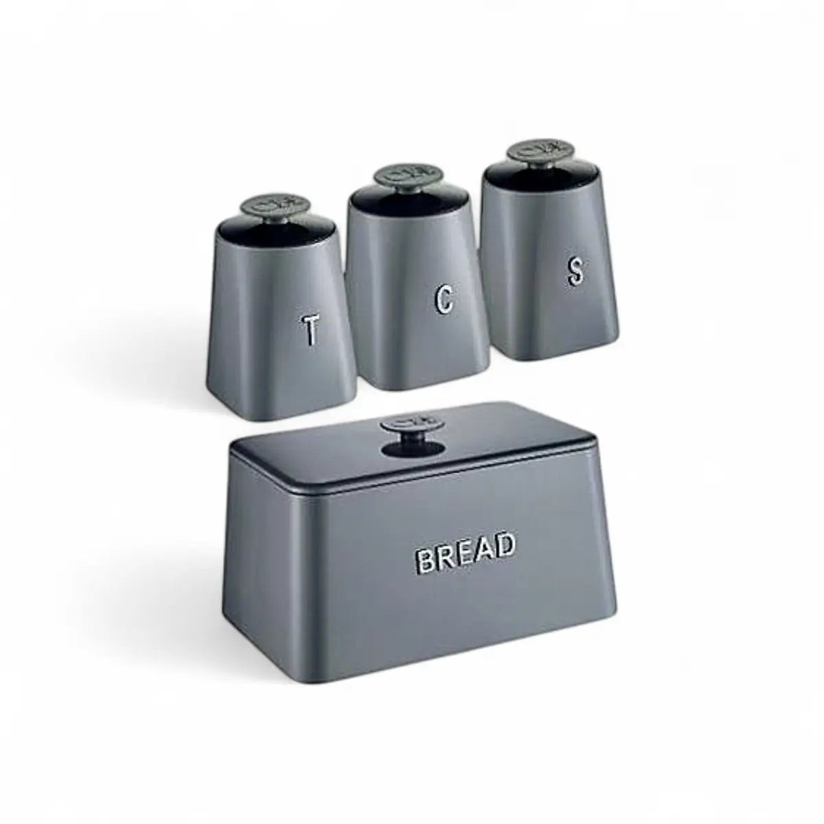 Continental Homeware Opulence Collection Bread Bin & 3pc Canister Set