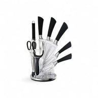 Continental Homeware Knife Set Black 9pc