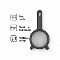 Regent Kitchen Strainer S. Steel With Plastic Frame Grey
