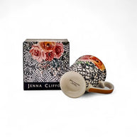 Jenna Clifford Peach Rose Coffee Mug in Gift Box