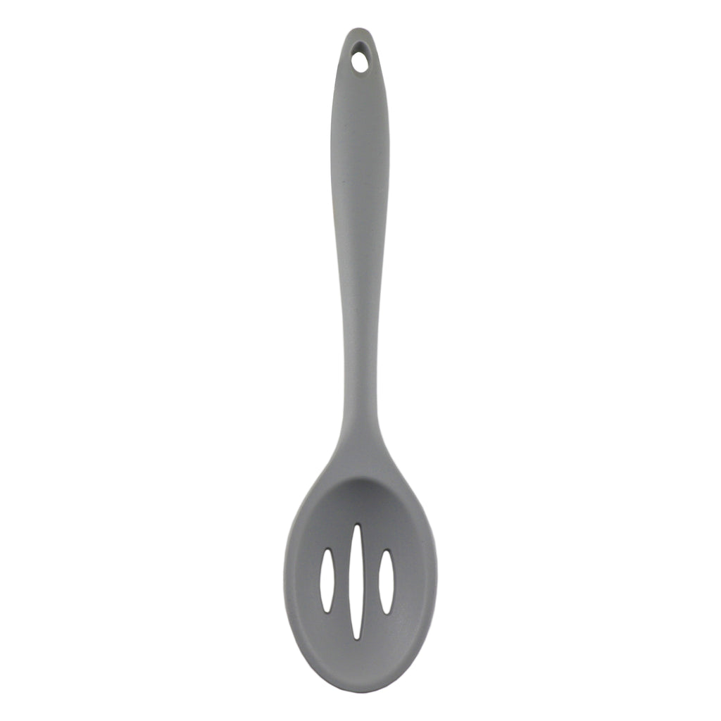 Regent Kitchen Grey Silicone Slotted Spoon