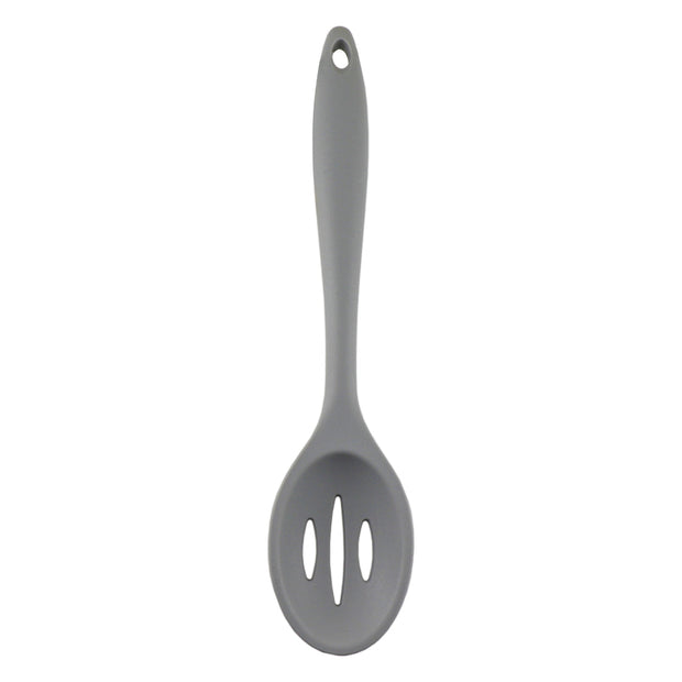 Regent Kitchen Grey Silicone Slotted Spoon