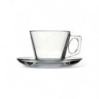 Pasabahce Vela Teacup & Saucer 195ml – Set Of 6