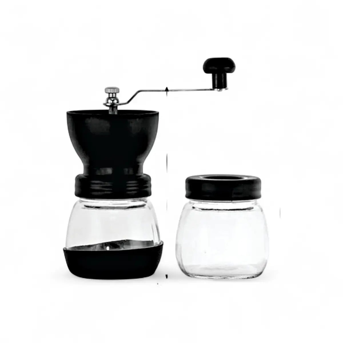 Regent Coffee Grinder With 2 Glass Storage Jars 300ml