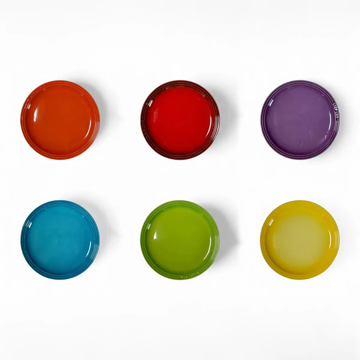 Leopard Ceramic Dessert Plate - Rainbow