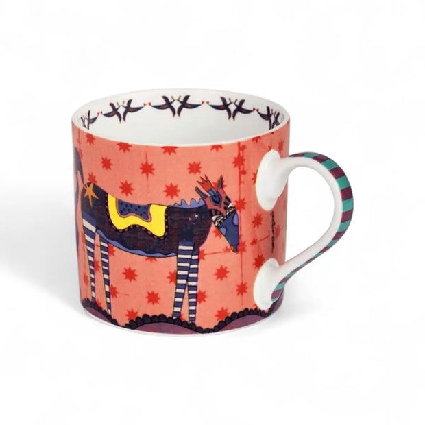 Olivia Cappuccino Mug - Horse