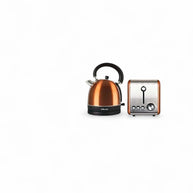 Mellerware Pack 2 Piece Set Stainless Steel Kettle And Toaster Copper