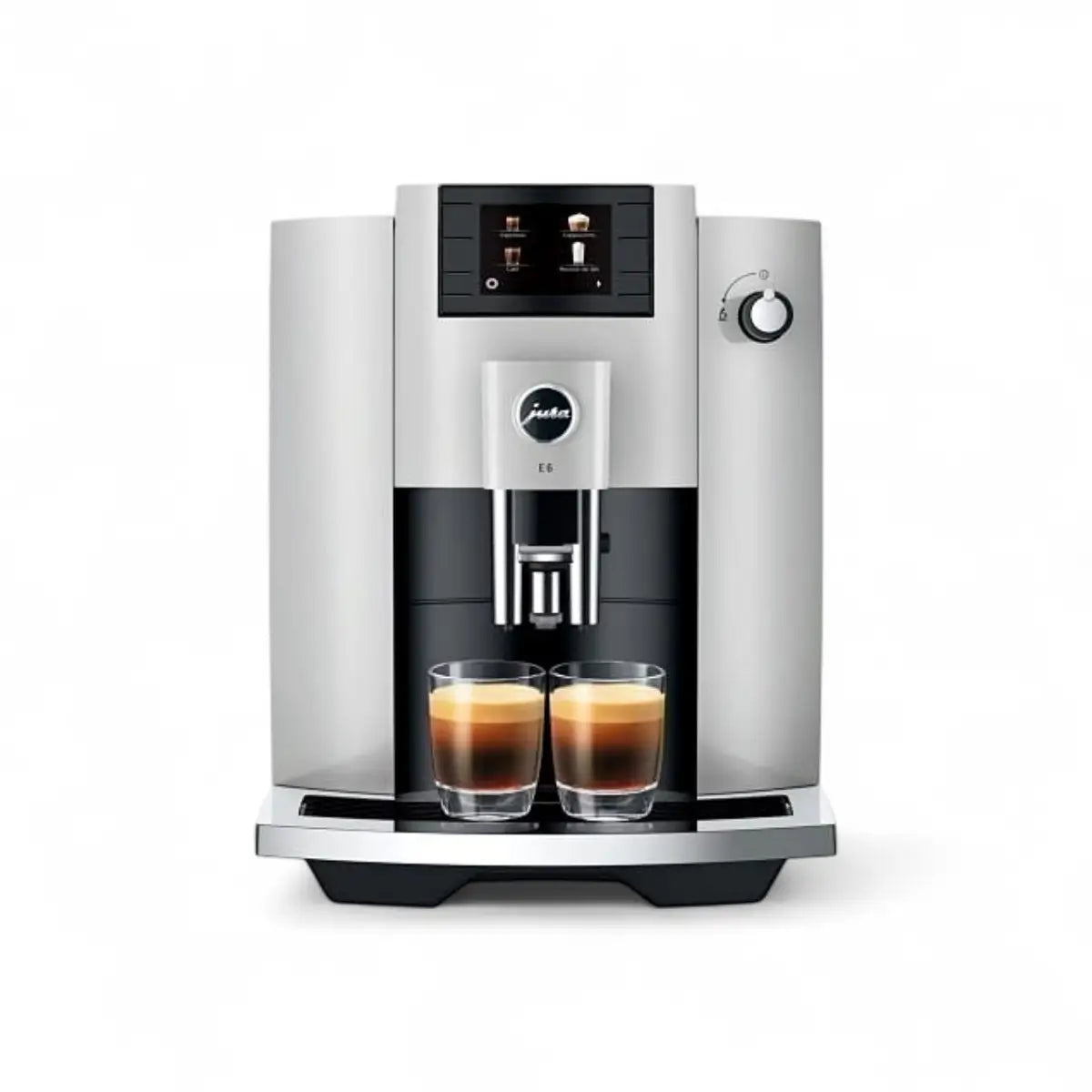 Jura E6 Automatic 1450W Bean to Cup Espresso Machine - Platinum