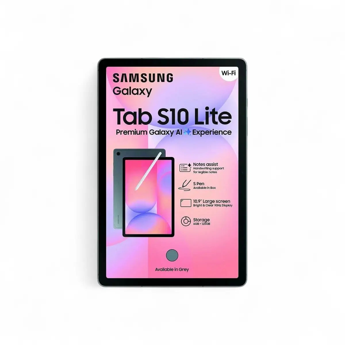 Samsung Galaxy Tab S10 Lite Wi-Fi (10.9-Inch) | 6GB RAM | 128GB Storage | Gray