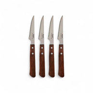 Regent Steak Knives with Wooden Handles Set Of 4