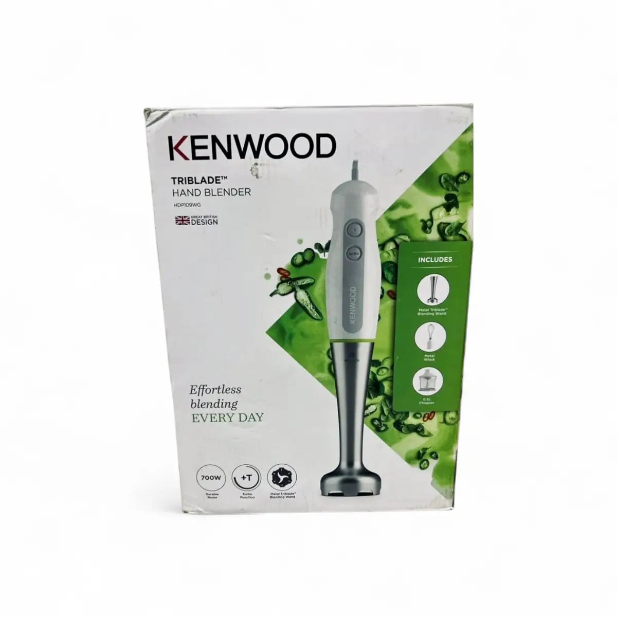 Kenwood Triblade Hand Blender with Chopper & Beaker Unboxed
