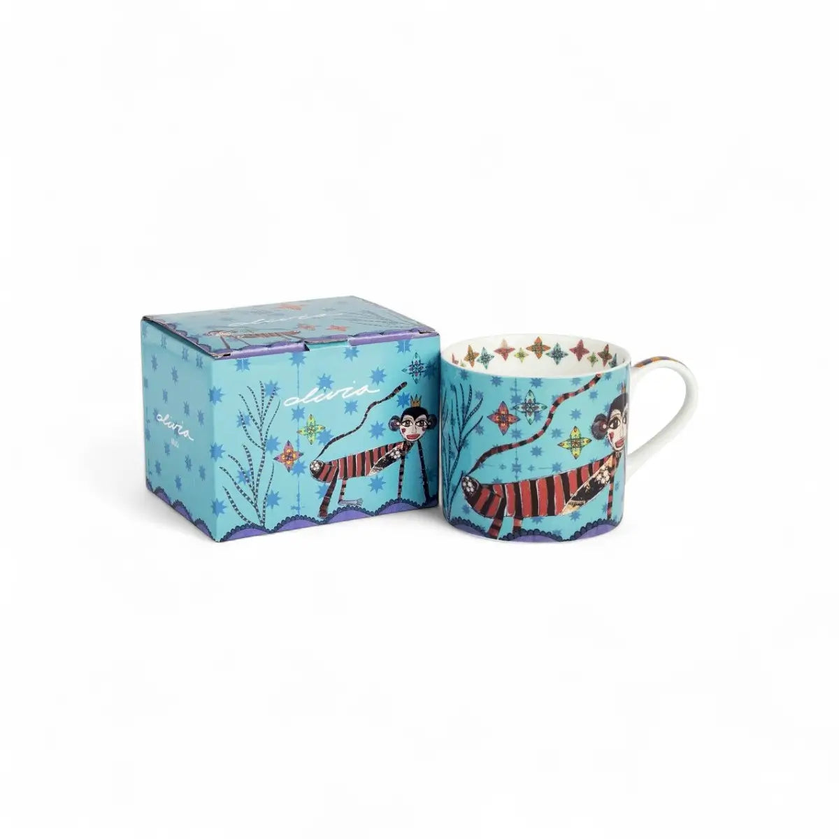 Olivia Cappuccino Mug - Monkey
