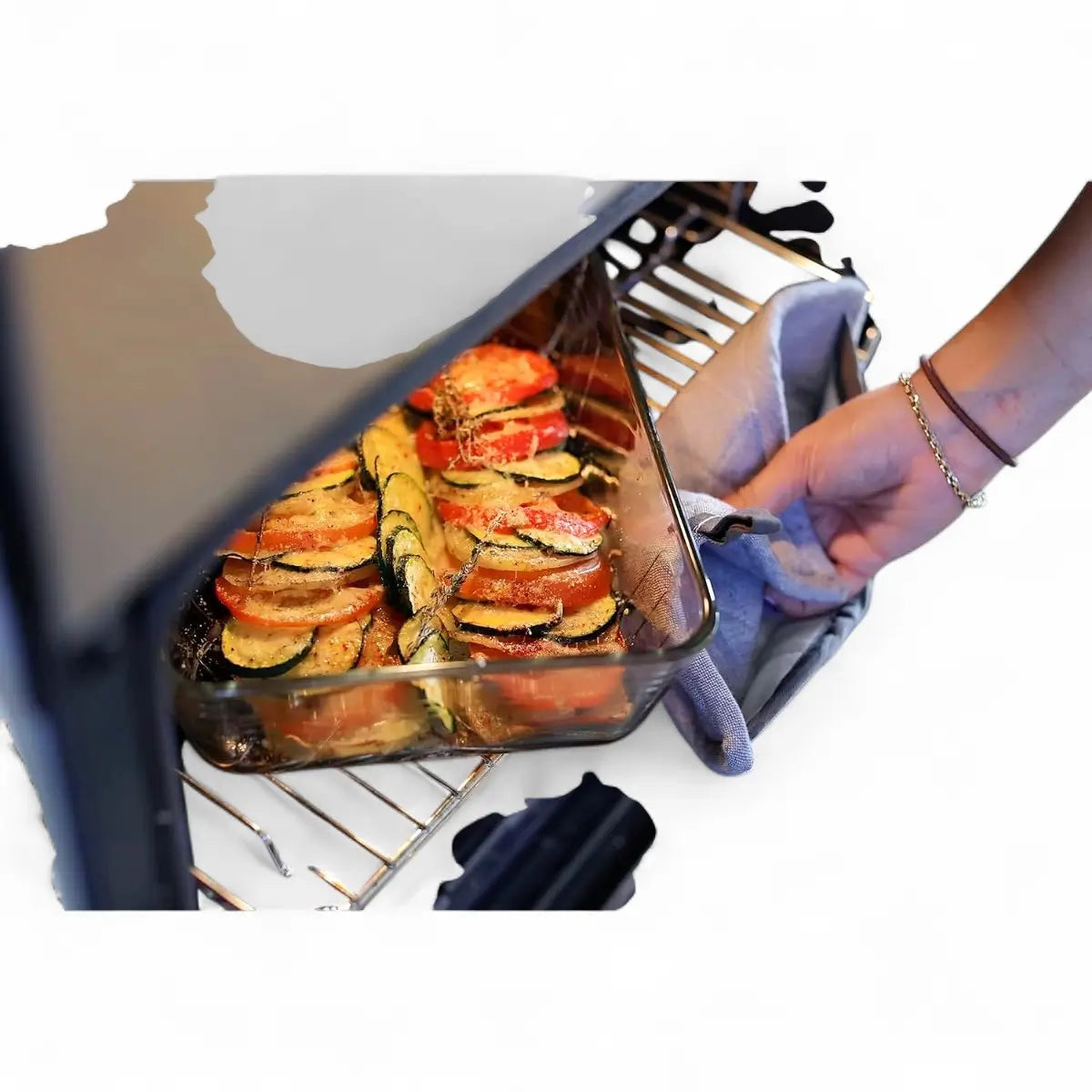 Pyrex Zero Plastic Rectangular Roaster With Glass Lid