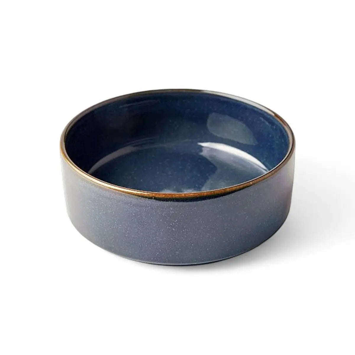 Omada Flat Stackable Cereal Bowl Blue