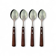 Regent Table Spoons with Wooden Handles Set Of 4