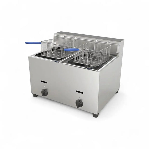 Ideal Double Pan Gas Fryer