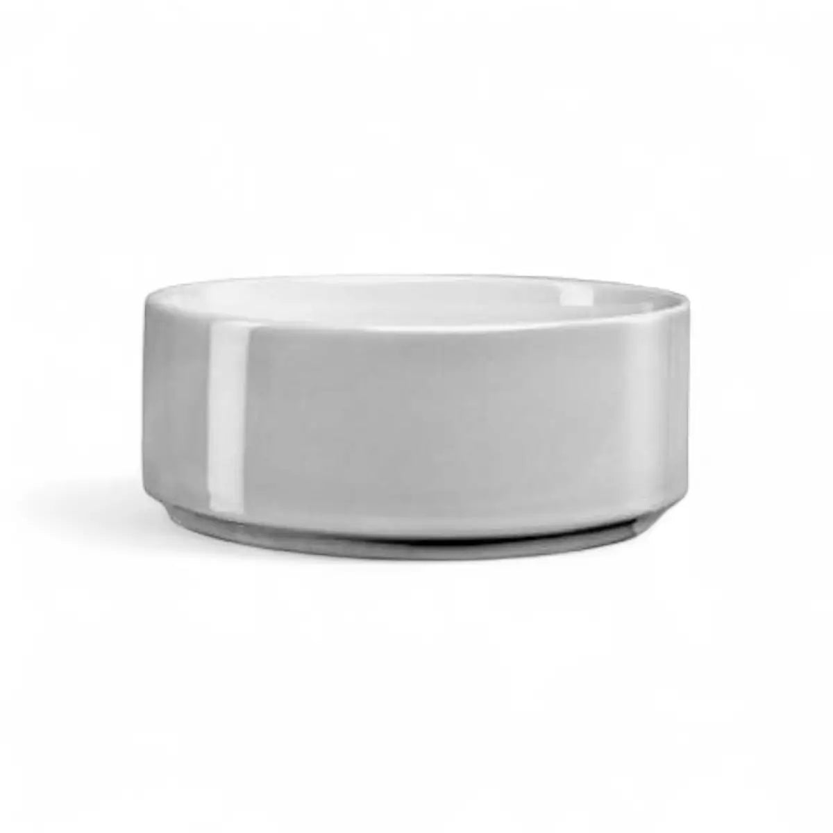 Jan Flat Stackable Nibble Bowl White