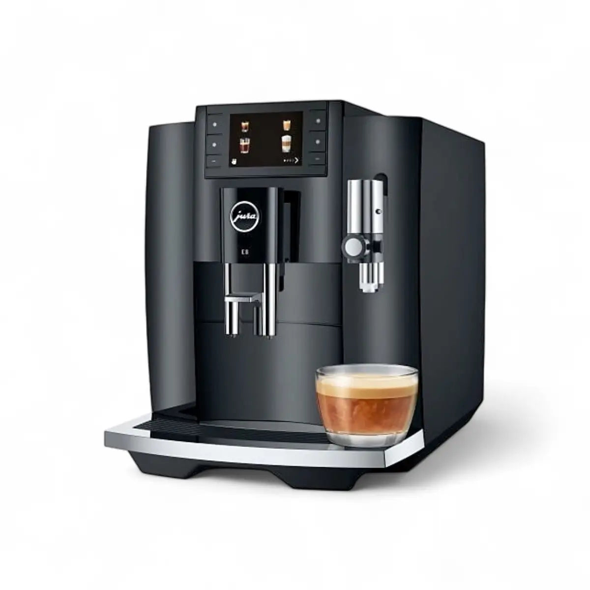 Jura E8 Fully Automatic Bean to Cup Coffee Machine - Pianoblack