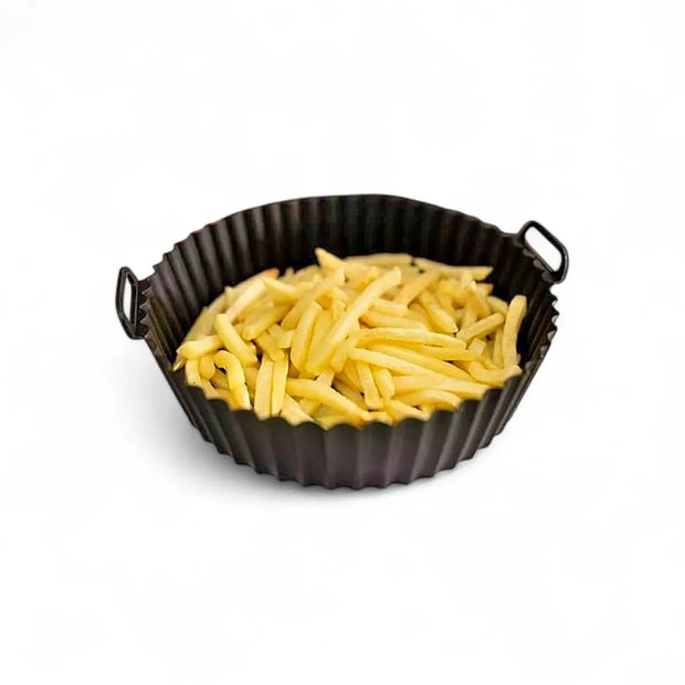 Home Classix small Silicone Air Fryer Pan – 20.6 x 20.6 x 5cm