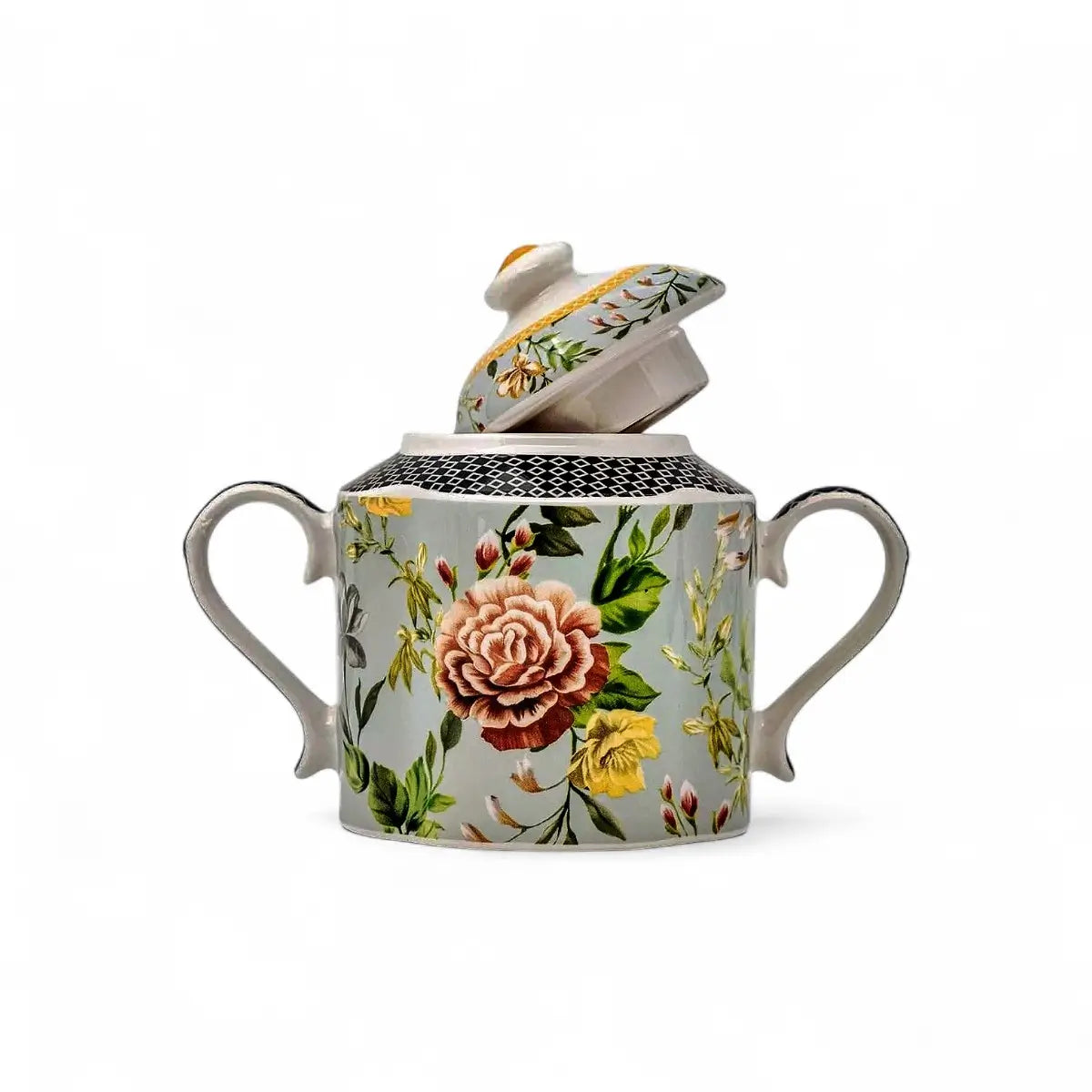 Jenna Clifford Botanica Rose Sugar Pot