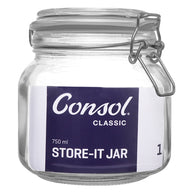 Consol Store-it Jar With Clip Top Lid