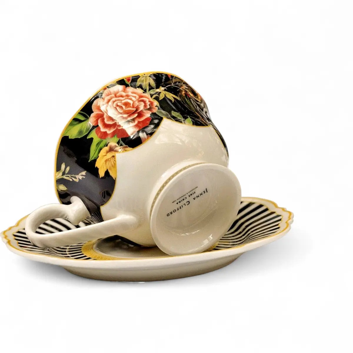 Jenna Clifford Botanica Rose Cup & Saucer