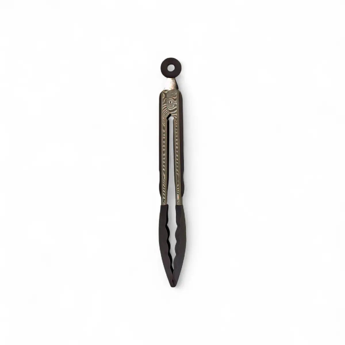 Regent Food Tong Stainless Steel with Grey Silicone Tips - 275mm