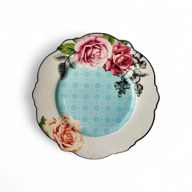 Jenna Clifford Wavy Rose Dinner Plate