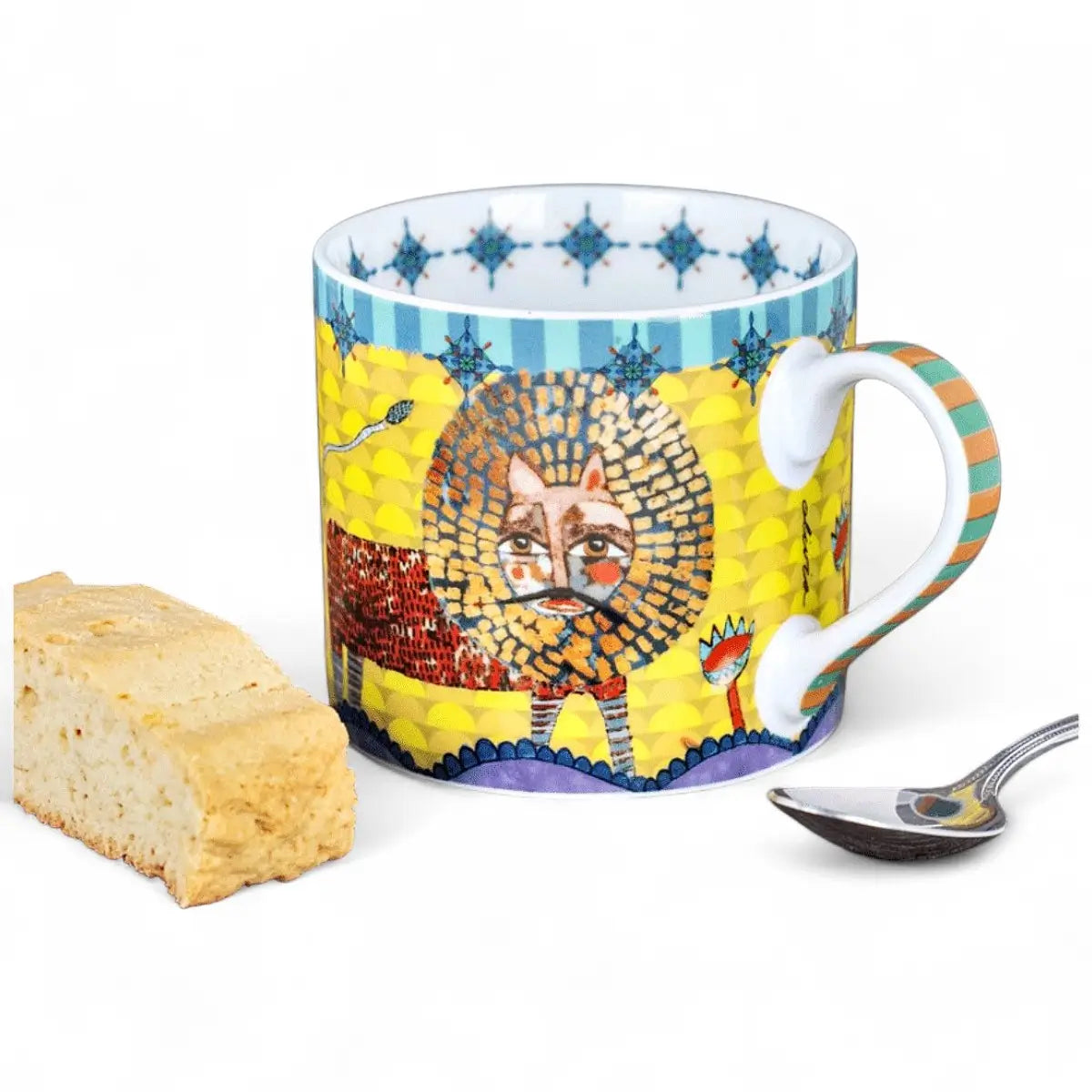 Olivia Cappuccino Mug - Lion
