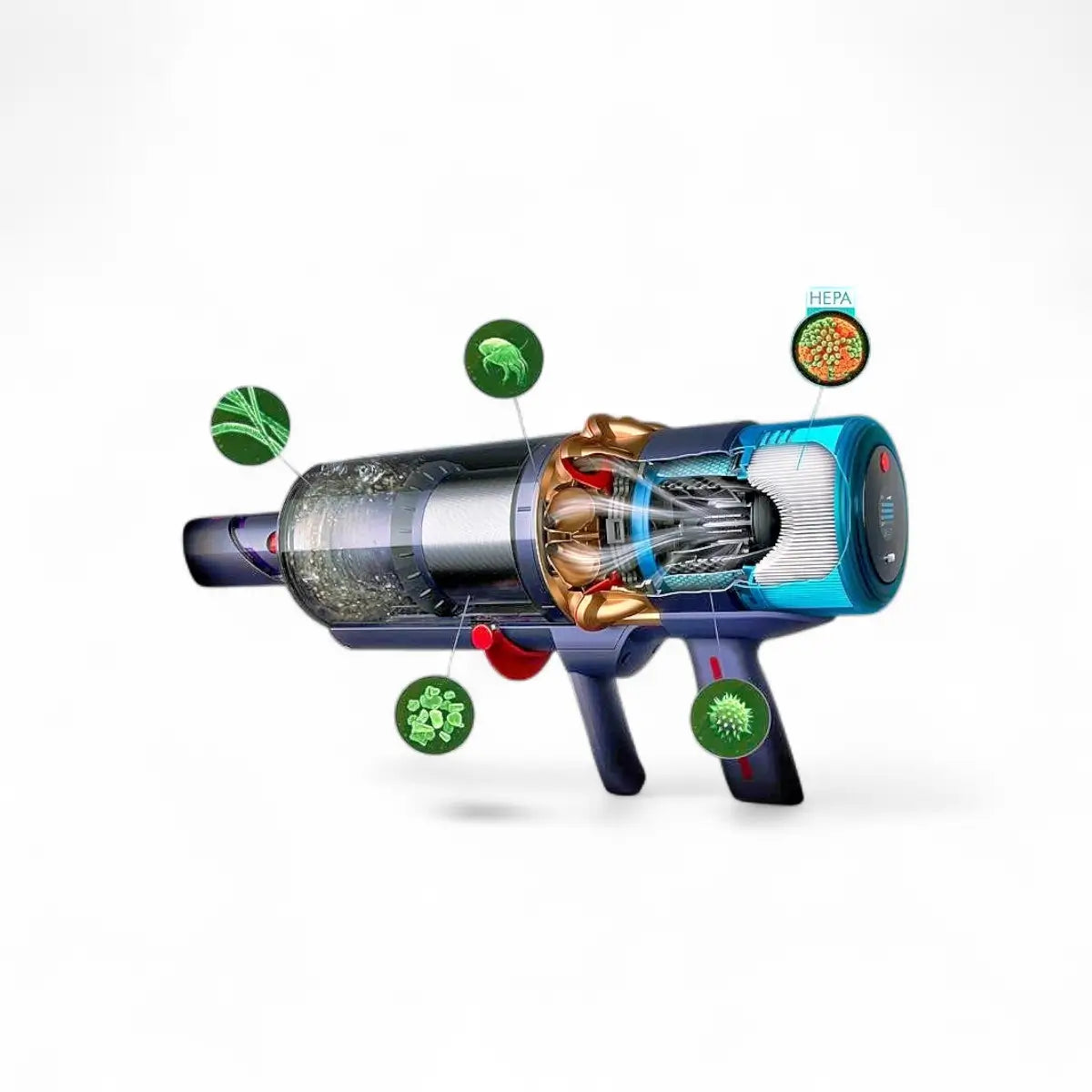 Dyson Gen5Detect Absolute (Prussian Blue/Copper)