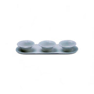 Jan Maison Blanche Plate with 3 Bowls