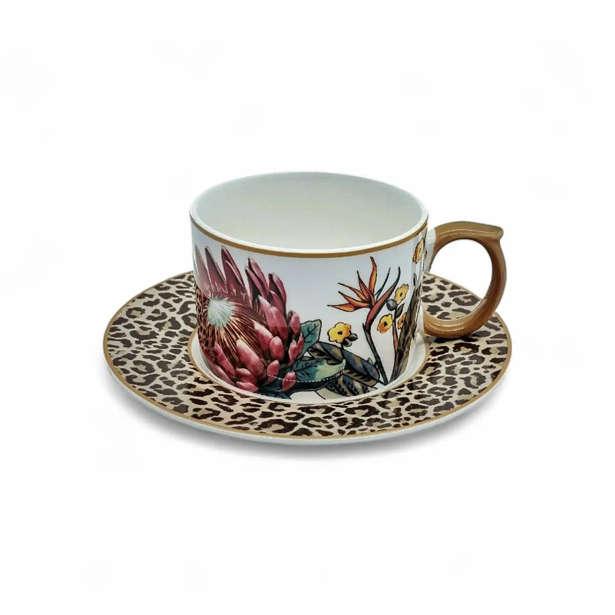 Jenna Clifford Wild Bloom Cup & Saucer Set of 4