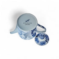 Jenna Clifford Peacock Sapphire Garden Teapot