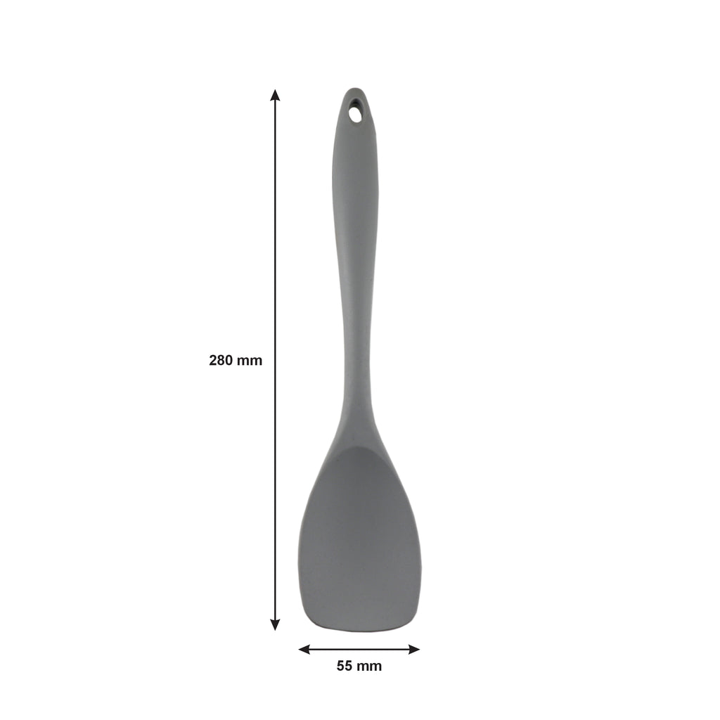 Regent Kitchen Grey Silicone Scoop Spatula