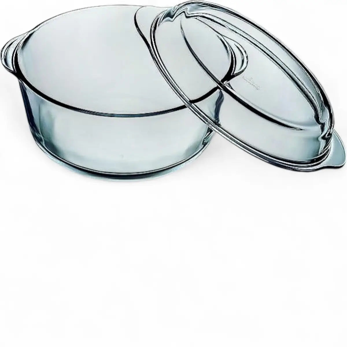 Borcam Round Casserole with Lid