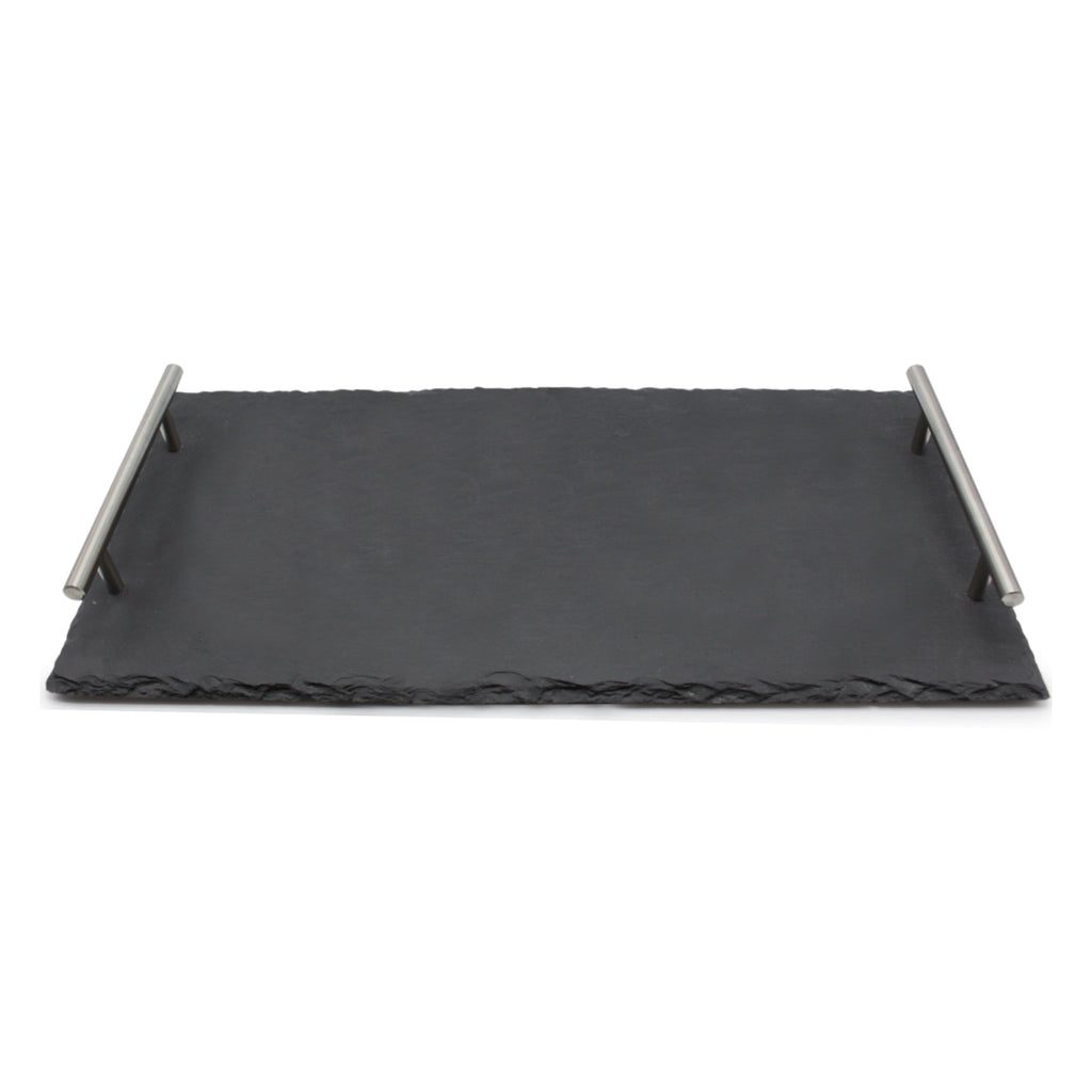 Regent Kitchen Slate Rectangle Serving Tray With Handles