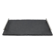 Regent Kitchen Slate Rectangle Serving Tray With Handles