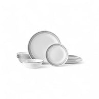 Corelle Mystic Gray 18 Pc Dinner Set