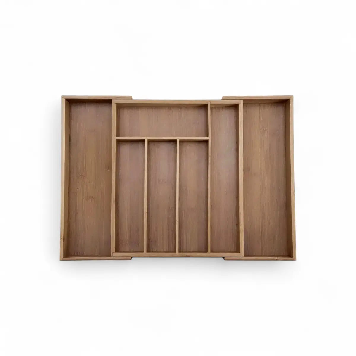Excellent Houseware Cutlery Tray Bamboo 43cm x 35cm x6.5cmx5cm