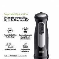 Braun Multiquick 5 Pro Hand Blender + Mini Processor 1000w