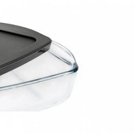 Borcam Rectangular Tray With Lid 1950ml