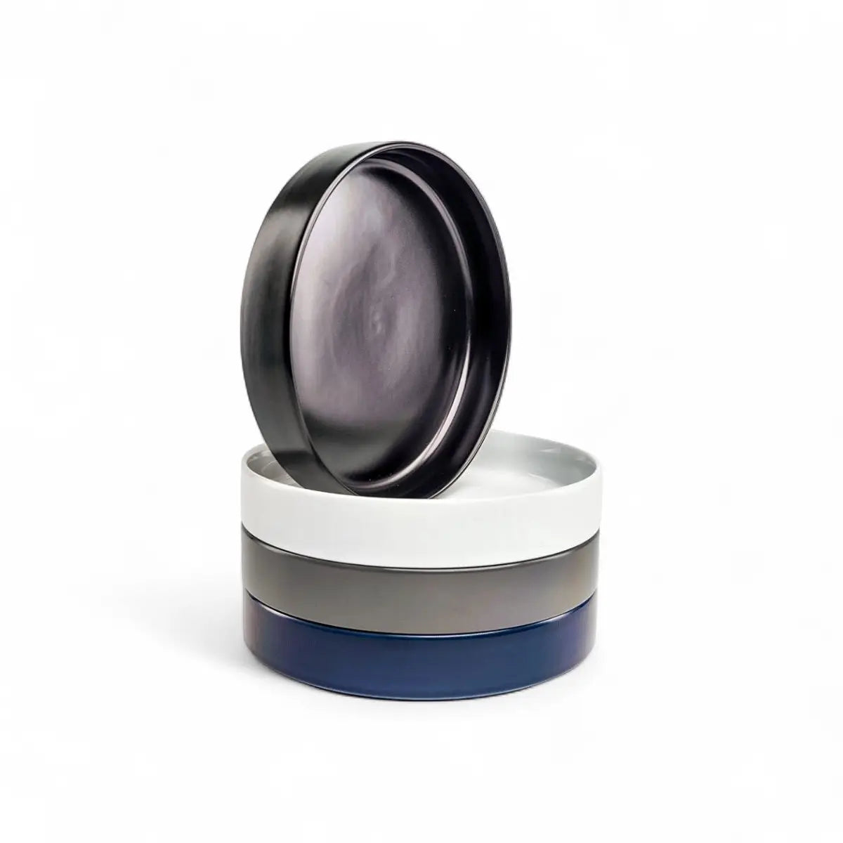 Jan Flat Stackable Pasta Bowl Cobalt Blue