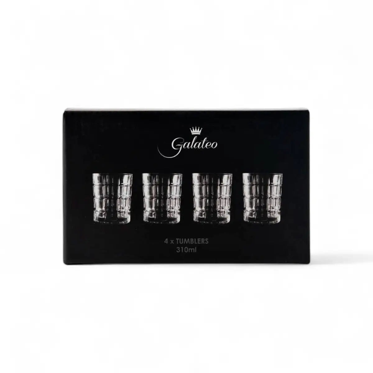 Galateo Square Whiskey Glass Set of 4