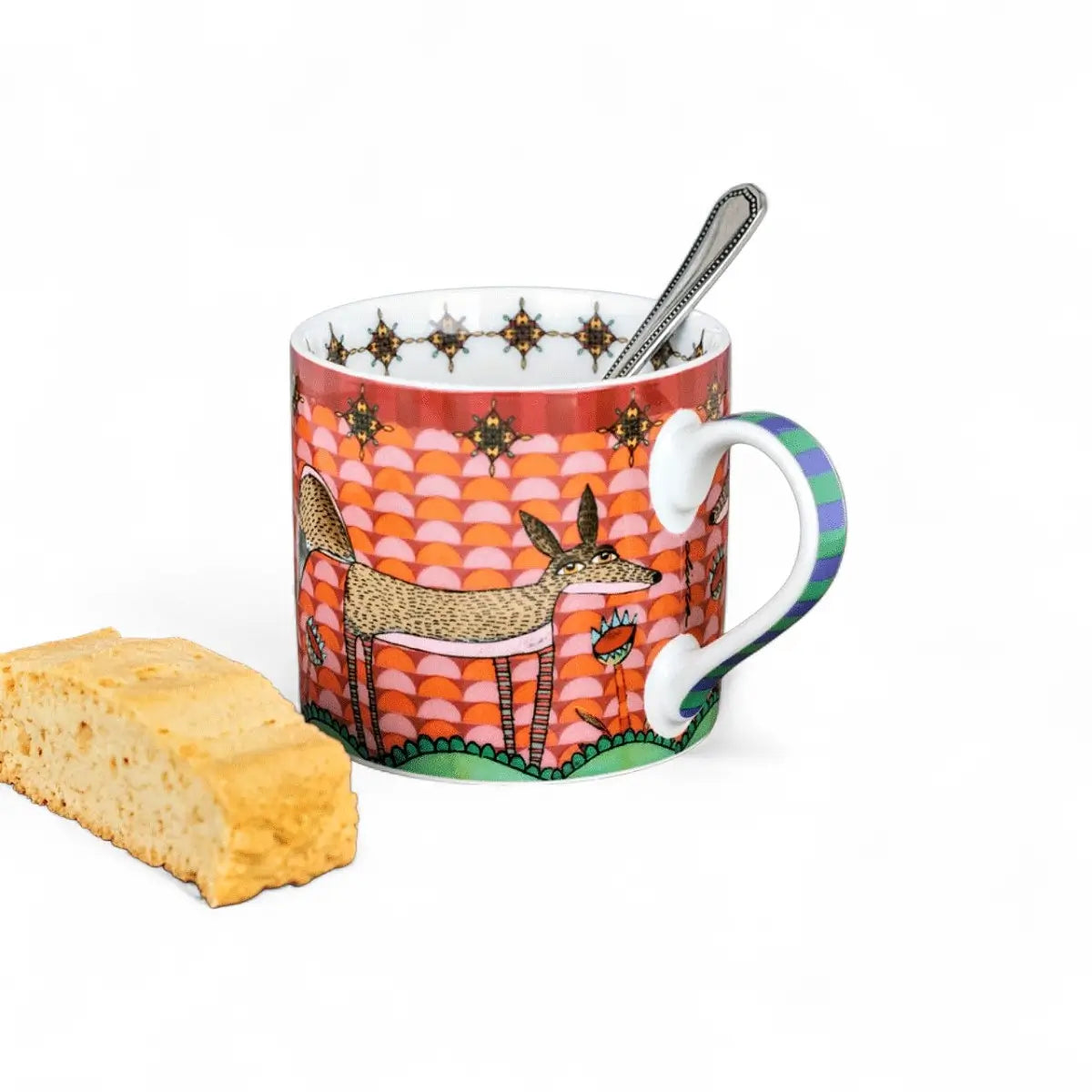 Olivia Cappuccino Mug - Fox