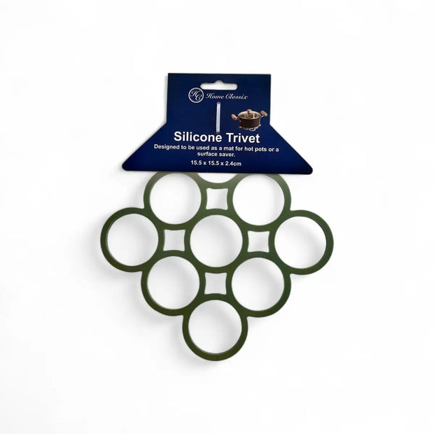 Home Classix Silicone Square Trivet 15.5cmx15.5cmx2.4cm
