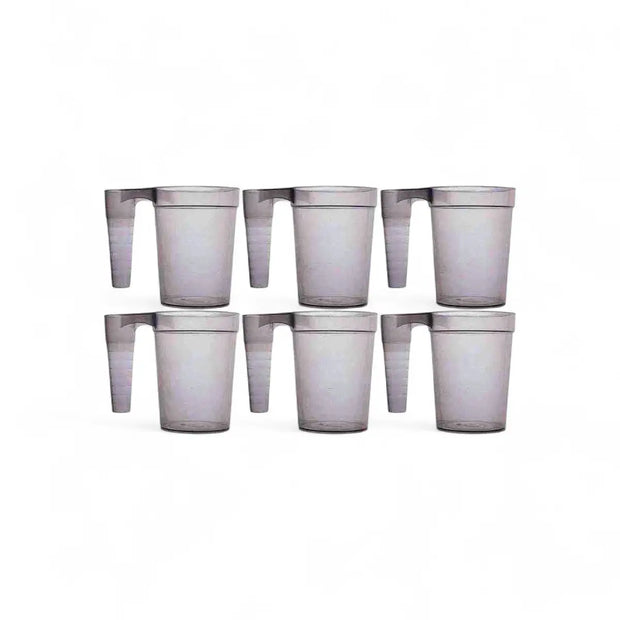 Bar Butler Stacking Beer Mug Plastic 6 Pack - 500ml