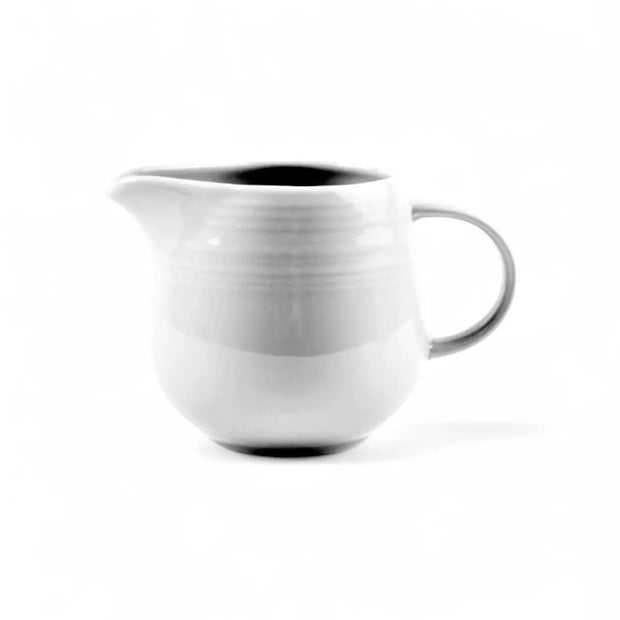 Jenna Clifford Embossed Lines Whisper White Creamer