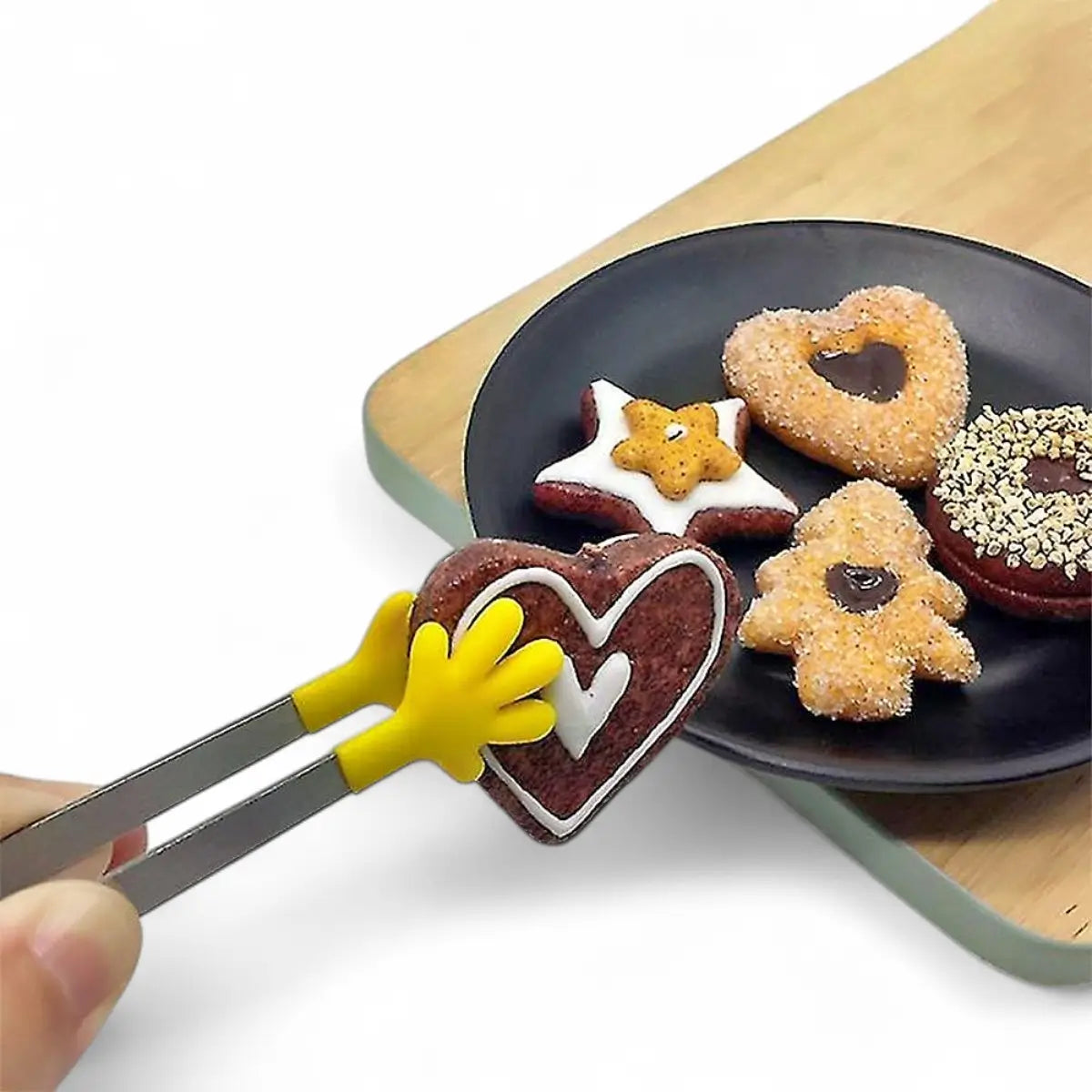 Creative Cooking Hand Tongs Set of 2
